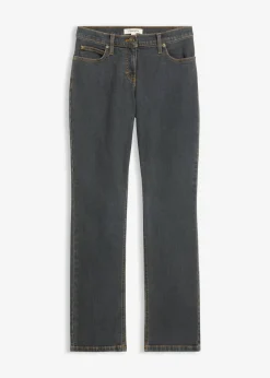 Mujer bonprix bonprix Vaqueros straight, mid waist, elásticos