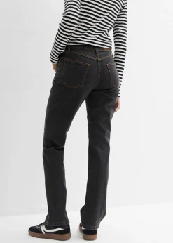Mujer bonprix bonprix Vaqueros straight, mid waist, elásticos