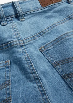 bonprix bonprix Vaqueros|Tallas Pequeñas>Vaqueros straight, mid waist, elásticos azul claro denim usado
