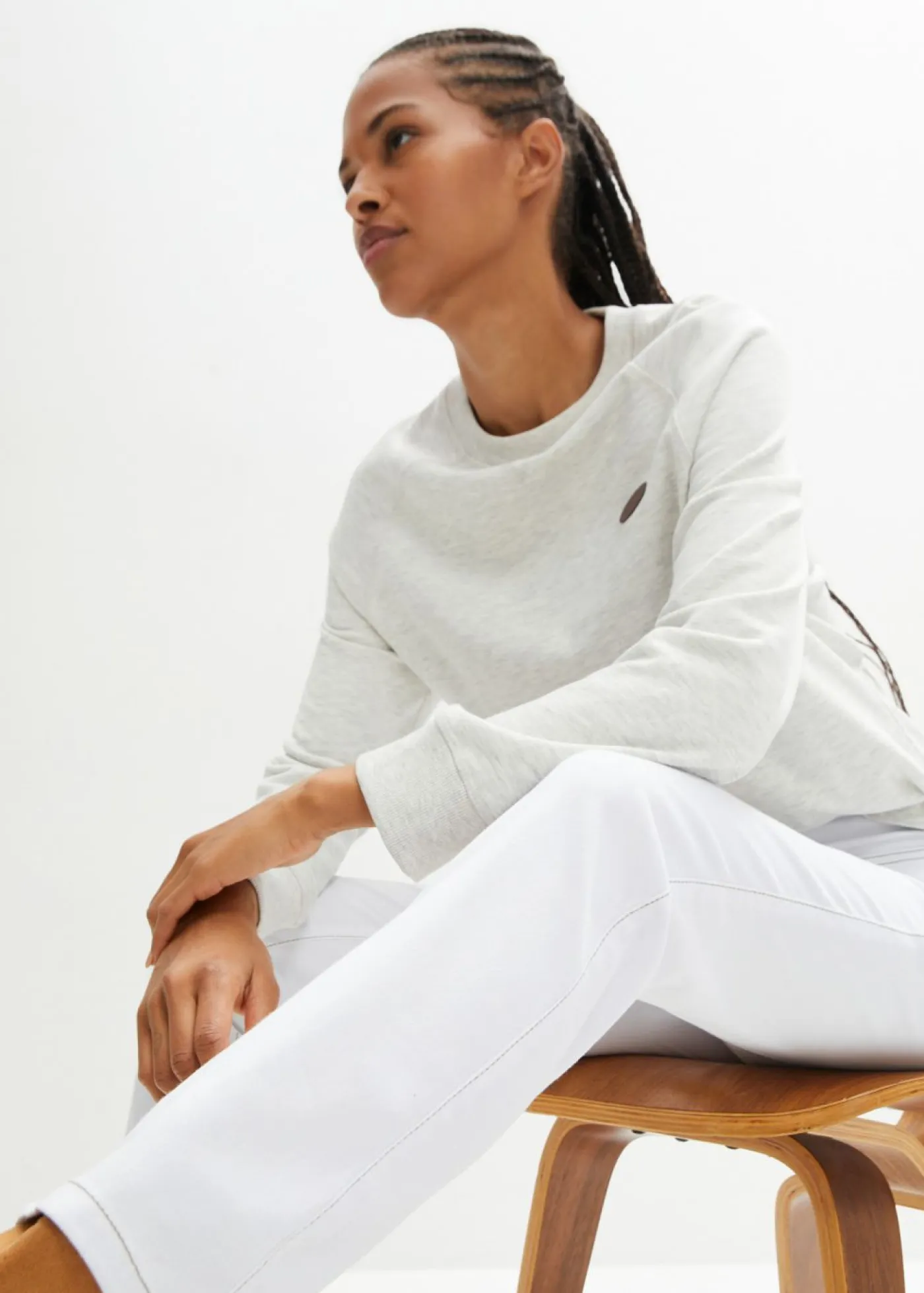 Mujer bonprix bonprix Vaqueros straight, mid waist, elásticos