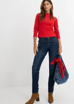 Mujer bonprix bonprix Vaqueros straight, mid waist