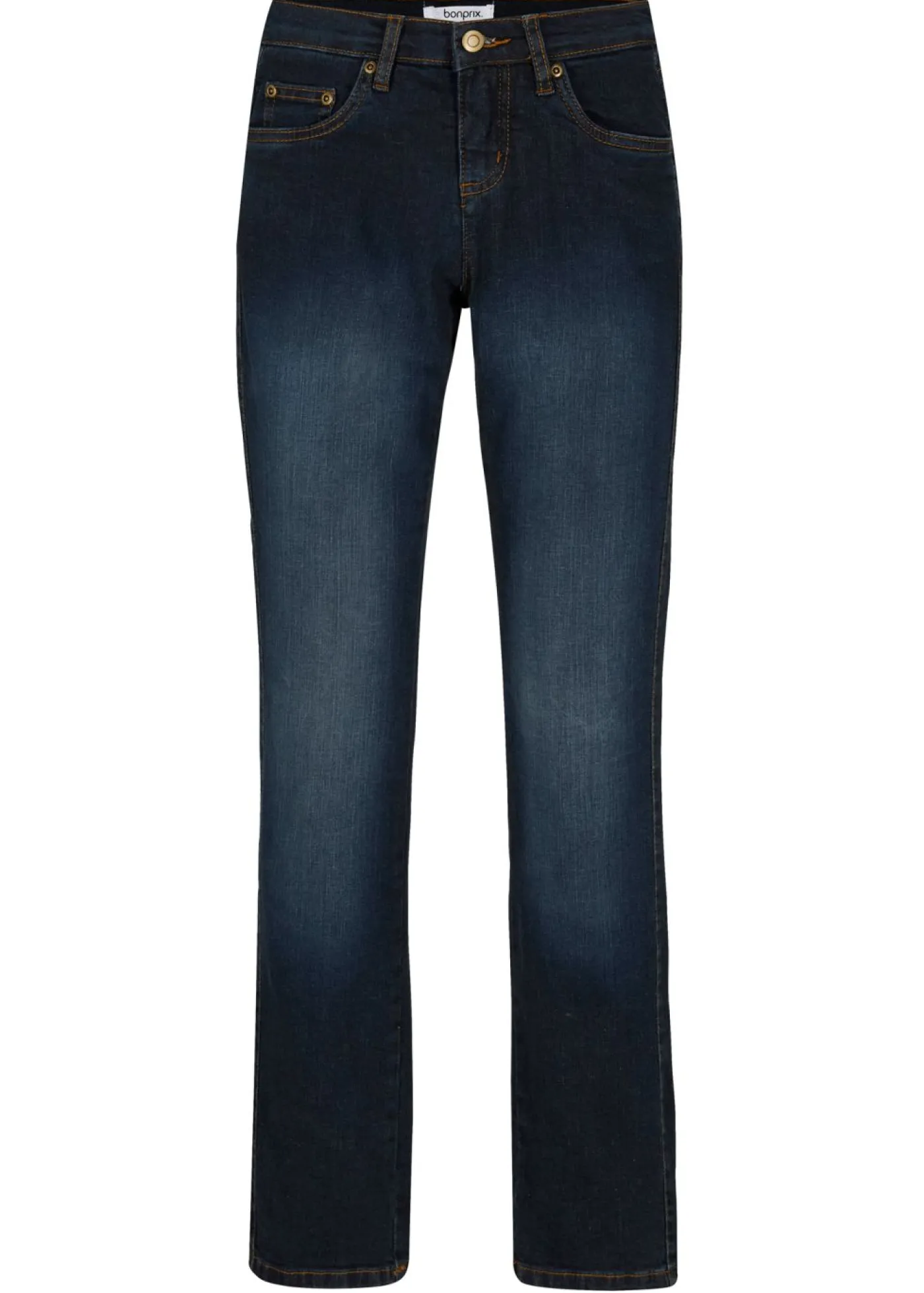 Mujer bonprix bonprix Vaqueros straight, mid waist, elásticos