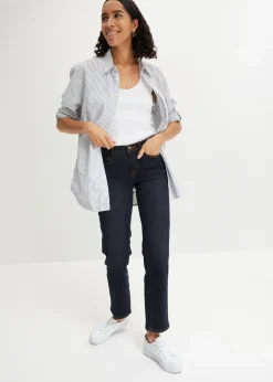 Mujer bonprix bonprix Vaqueros straight, mid waist, elásticos