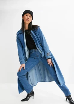 Mujer bonprix bonprix Vaqueros straight, mid waist, elásticos