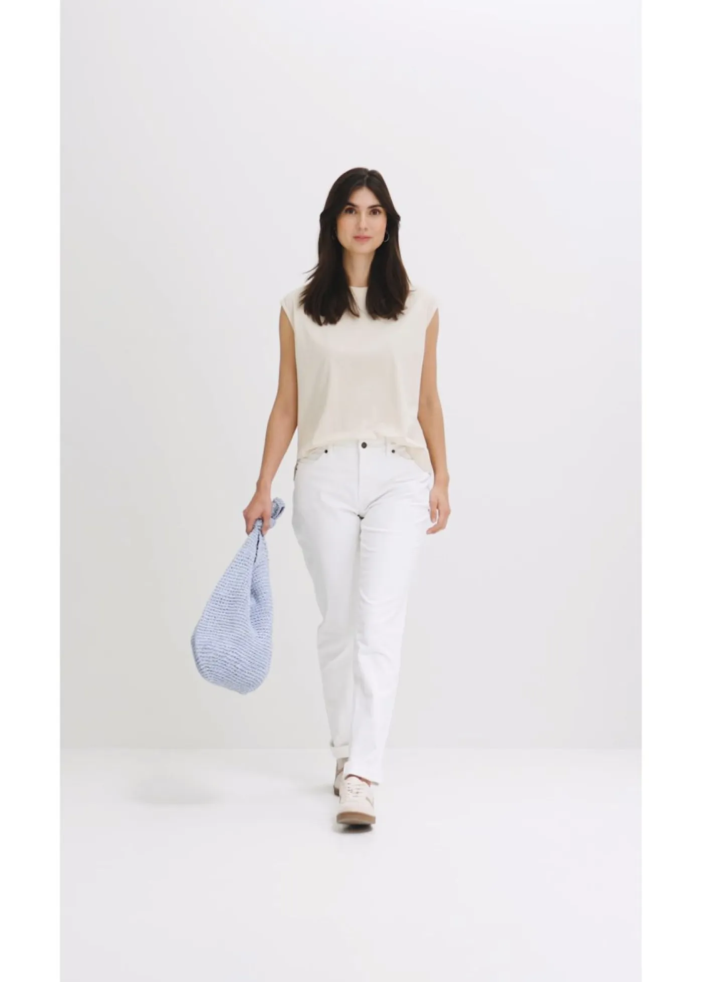 Mujer bonprix bonprix Vaqueros straight, mid waist, elásticos