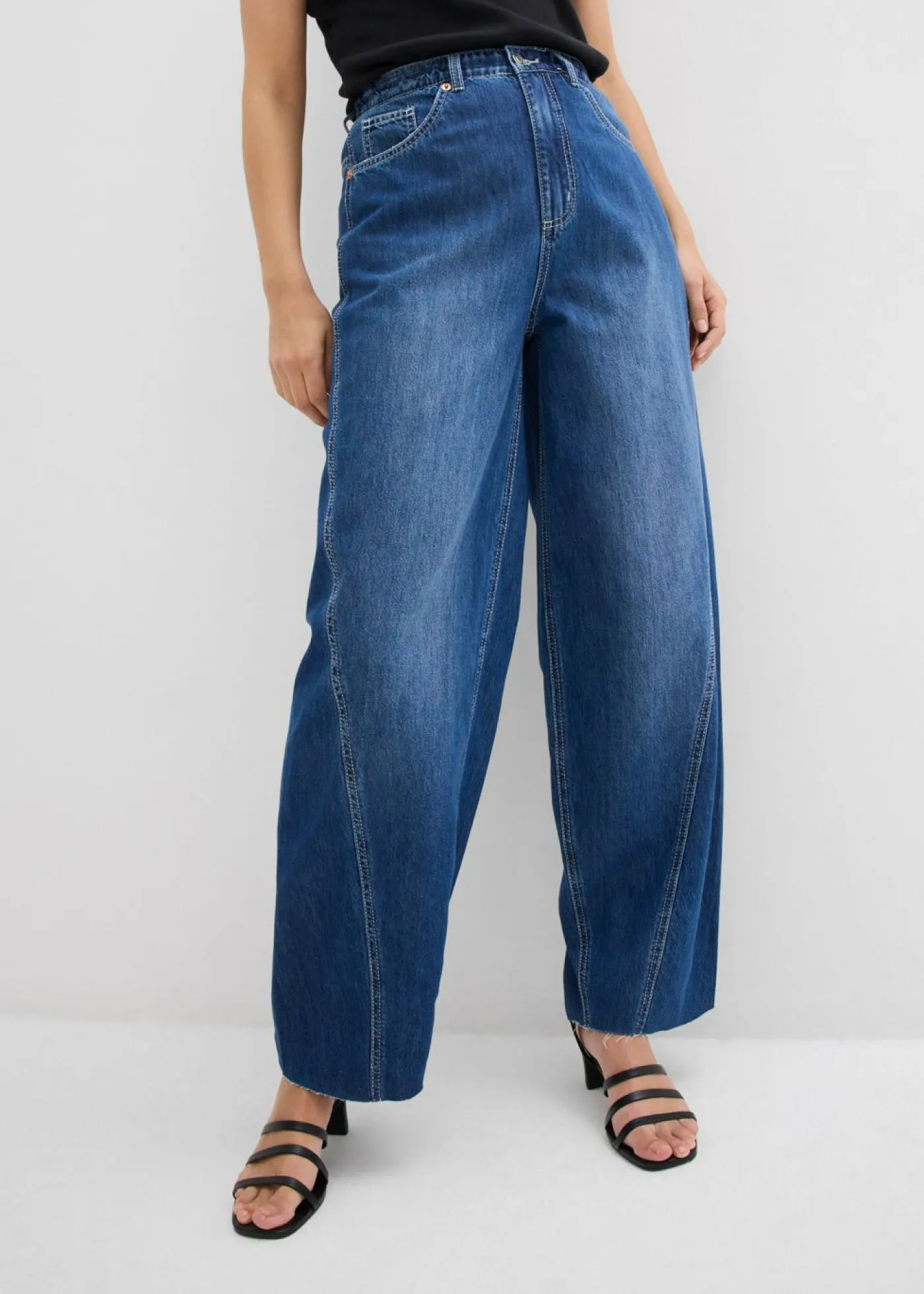 Mujer bonprix bonprix Vaqueros tipo balloon, high waist, súper suaves