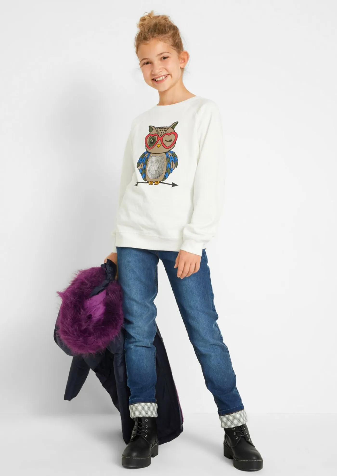 bonprix bonprix Ropa 9 A 16 Años·Jeans|Ropa 9 A 16 Años·Chaquetas Y Outdoor>Vaqueros térmicos Azul piedra