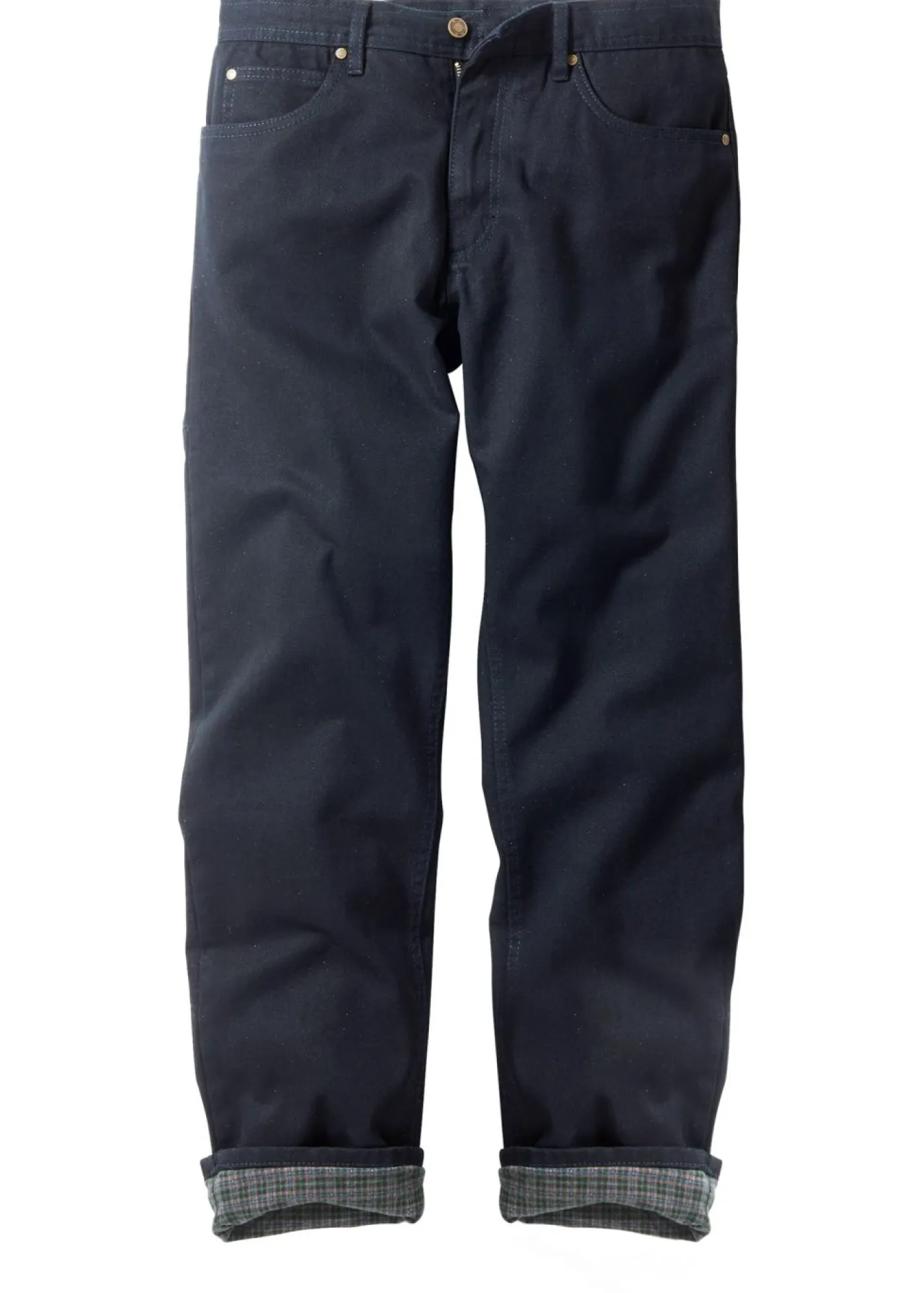 bonprix bonprix Ropa Térmica|Outdoor>Vaqueros térmicos classic fit, con forro suave de franela, straight Negro denim