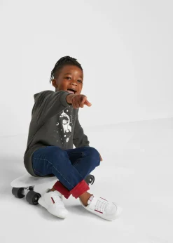 Niños bonprix bonprix Vaqueros térmicos con corte regular, forro de punto y diseño recto