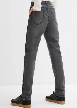 Niños bonprix bonprix Vaqueros térmicos con forro de punto y talle medio