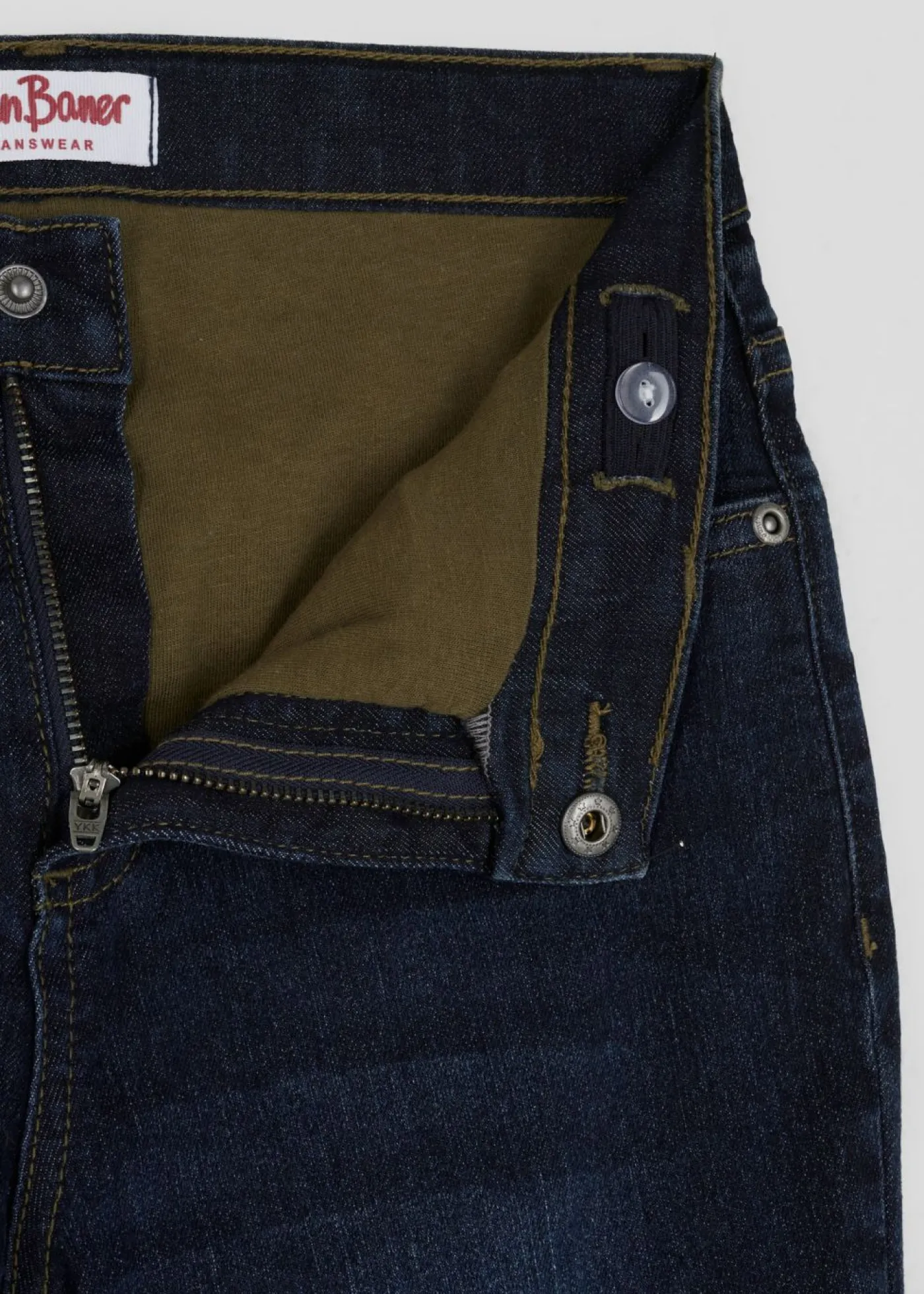 bonprix bonprix Ropa 9 A 16 Años·Jeans|Ropa 9 A 16 Años·Chaquetas Y Outdoor>Vaqueros térmicos con forro de punto y talle medio denim oscuro