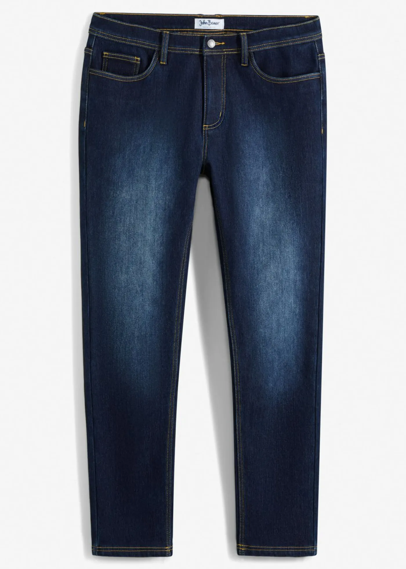 Hombre bonprix bonprix Vaqueros térmicos elásticos con corte regular, interior cálido y diseño recto