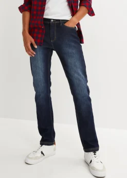 Hombre bonprix bonprix Vaqueros térmicos elásticos con corte regular, interior cálido y diseño recto