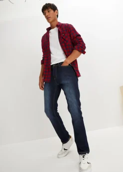 Hombre bonprix bonprix Vaqueros térmicos elásticos con corte regular, interior cálido y diseño recto