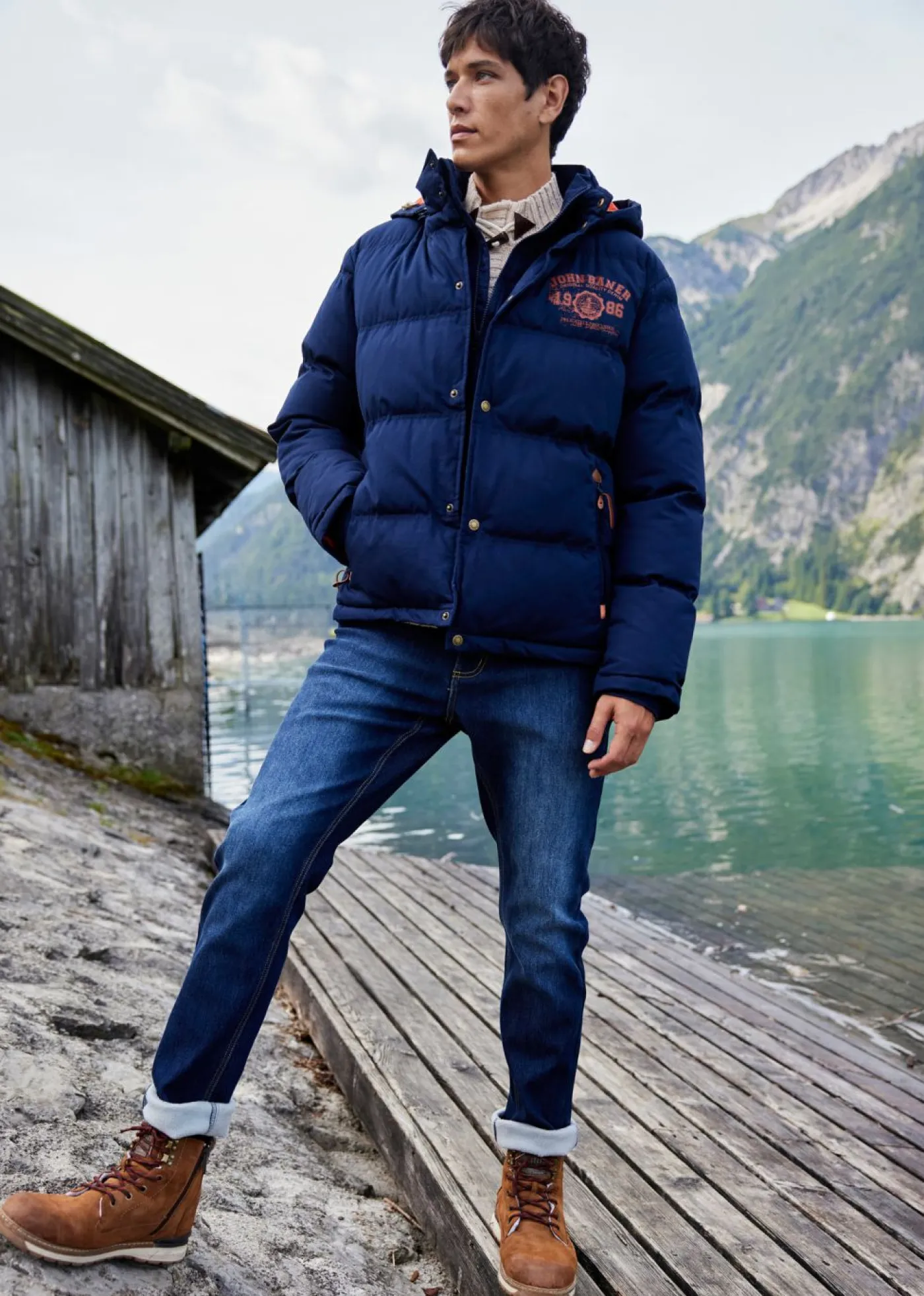 Hombre bonprix bonprix Vaqueros térmicos elásticos con corte regular, interior cálido y diseño recto