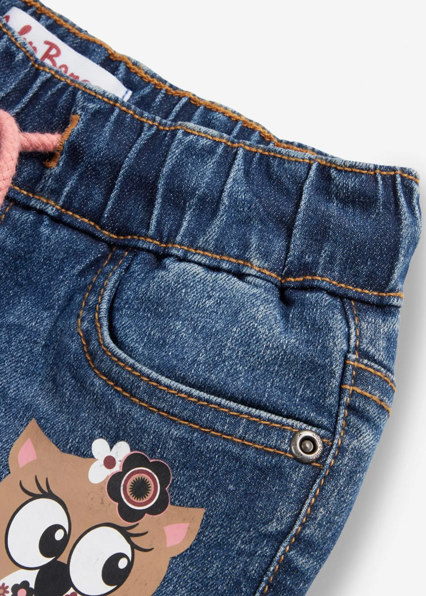 bonprix bonprix Ropa 2 A 9 Años·Pantalones Y Vaqueros|Ropa 2 A 9 Años·Prendas Exteriores Y Outdoor>Vaqueros térmicos mid waist denim/rosa ahumado