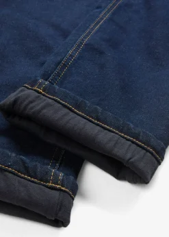 bonprix bonprix Ropa 9 A 16 Años·Jeans|Ropa 9 A 16 Años·Chaquetas Y Ropa Outdoor>Vaqueros térmicos rectos con corte regular y forro de punto denim oscuro