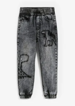 Niños bonprix bonprix Vaqueros térmicos sin cierre con corte regular y forro de punto