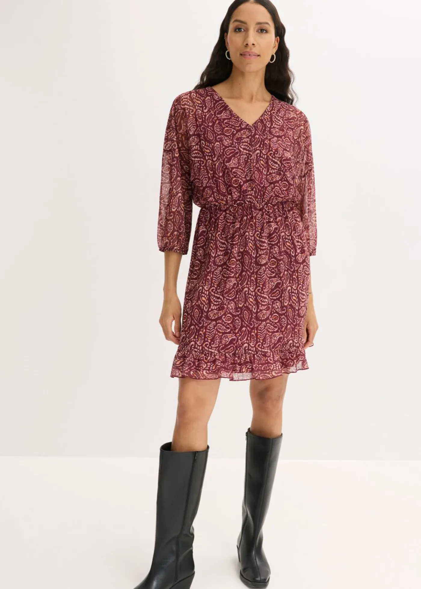 bonprix bonprix Vestidos>Vestido Rojo rubí