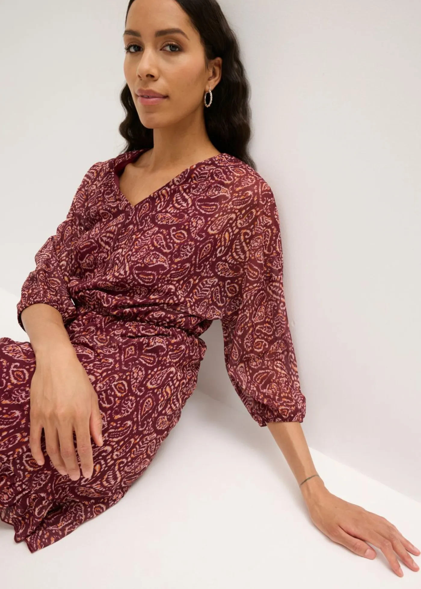 bonprix bonprix Vestidos>Vestido Rojo rubí