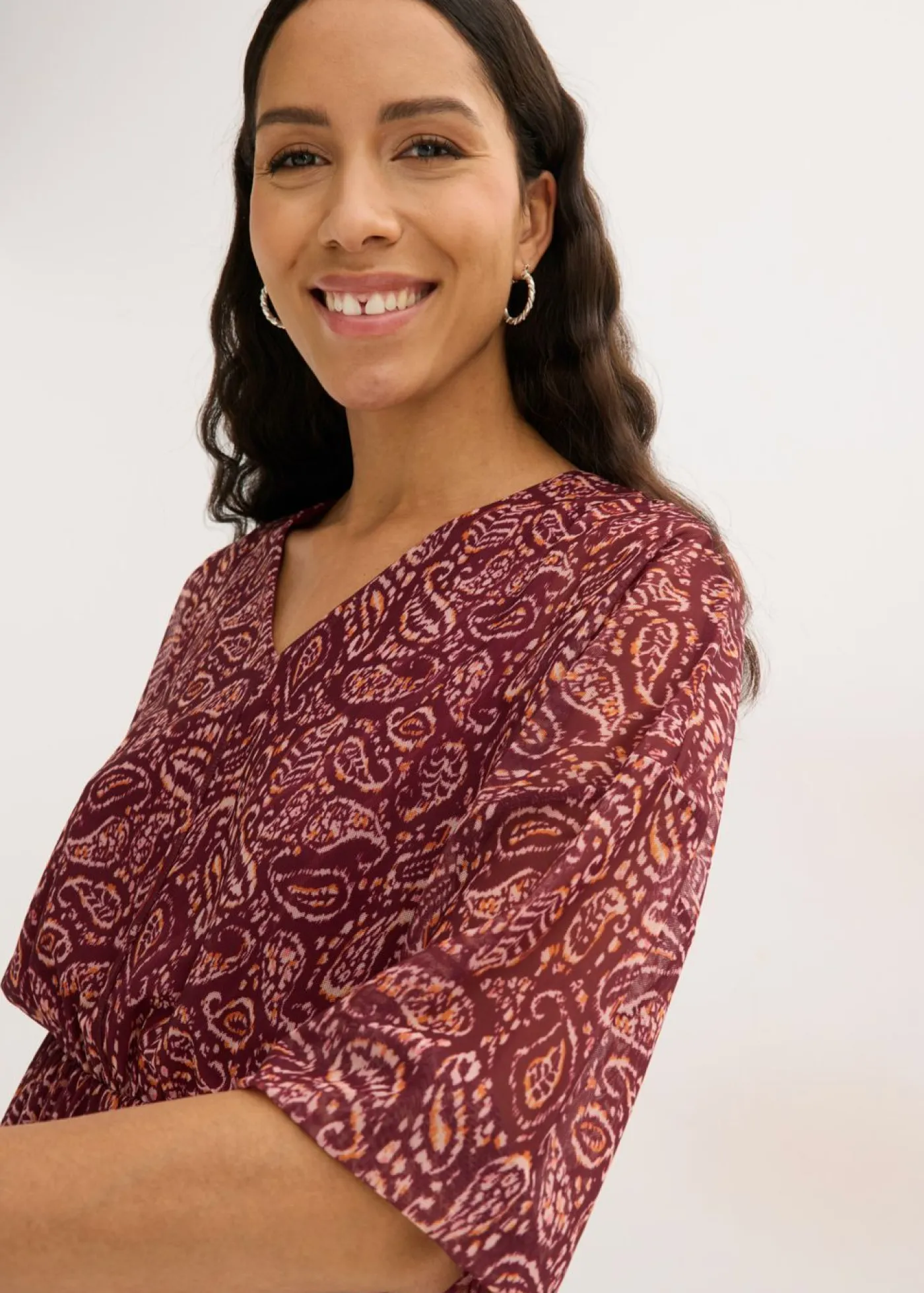 bonprix bonprix Vestidos>Vestido Rojo rubí