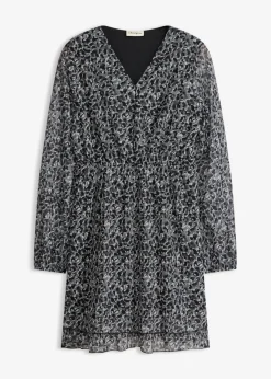 bonprix bonprix Vestidos>Vestido estampado leo negro