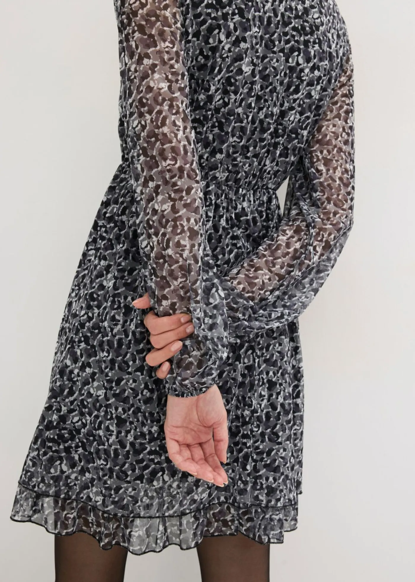 bonprix bonprix Vestidos>Vestido estampado leo negro