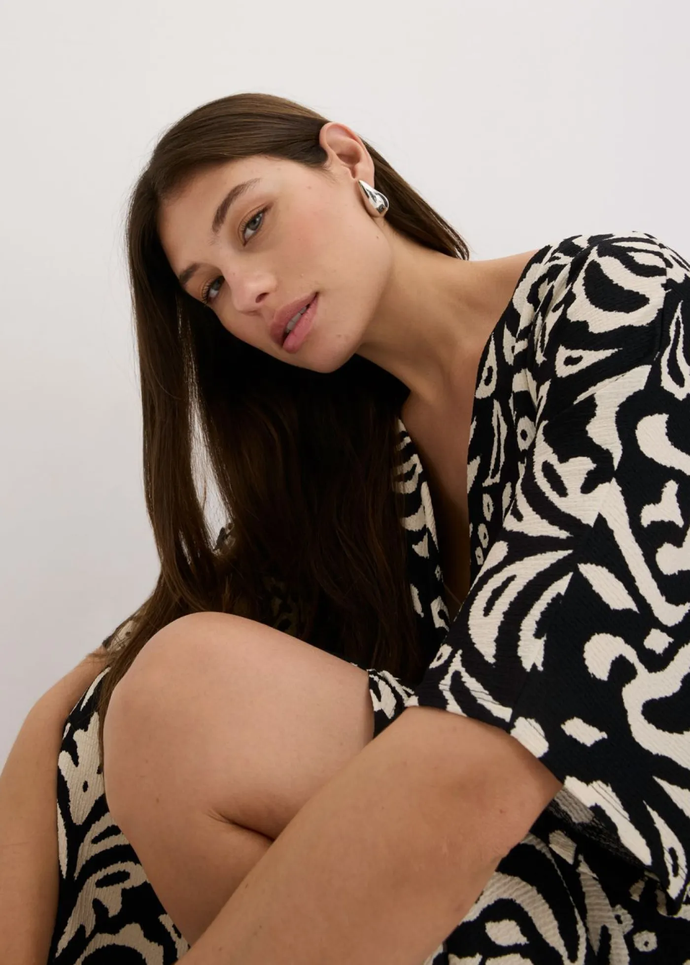 bonprix bonprix Vestidos|Novedades>Vestido Negro-blanco