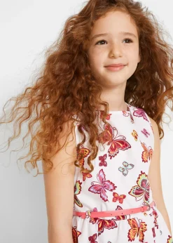Niños bonprix bonprix Vestido + cinturón + bolero para niñas (3 piezas)