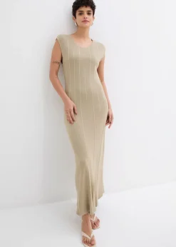 Mujer bonprix bonprix Vestido ajustado de punto de mezcla de viscosa