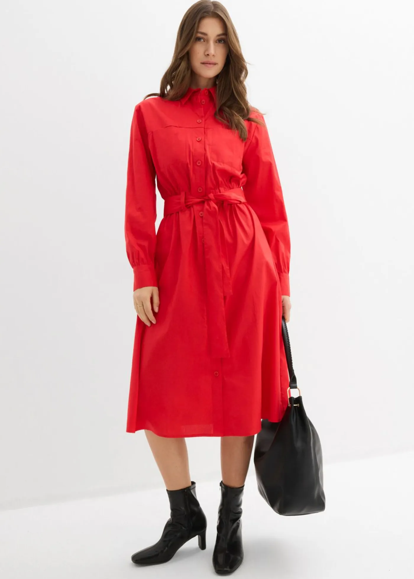 bonprix bonprix Vestidos>Vestido camisero fresa