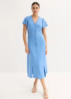 Mujer bonprix bonprix Vestido camisero con abertura