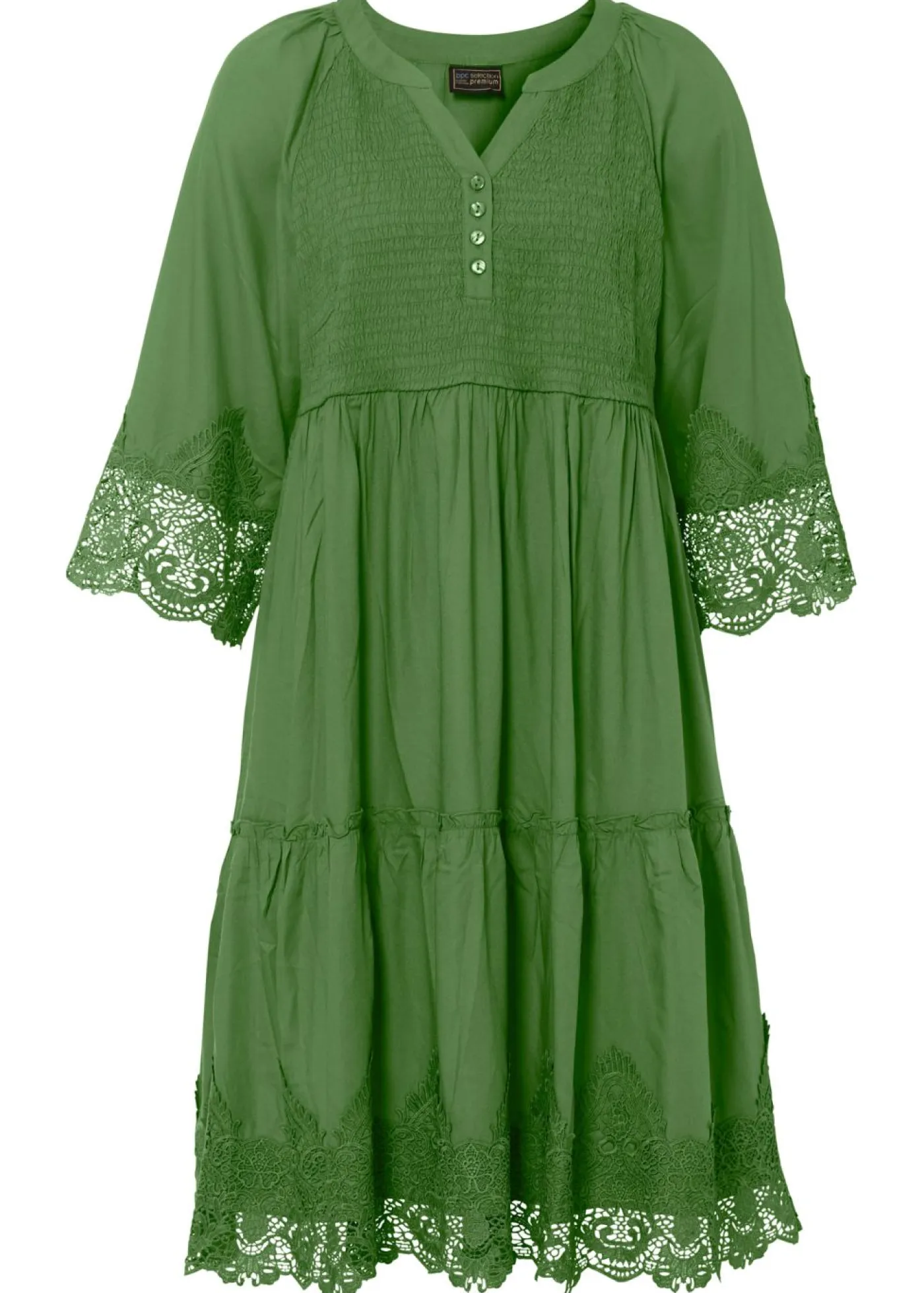 Mujer bonprix bonprix Vestido camisero con encaje