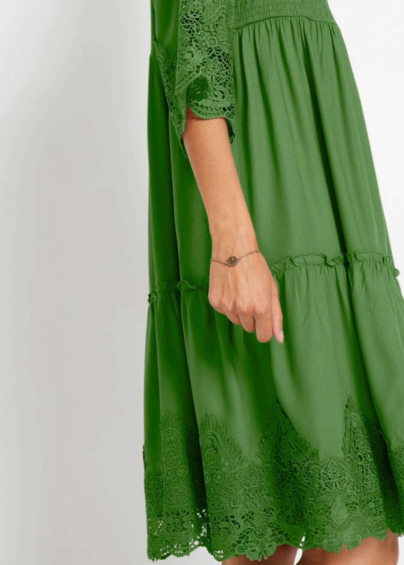 Mujer bonprix bonprix Vestido camisero con encaje