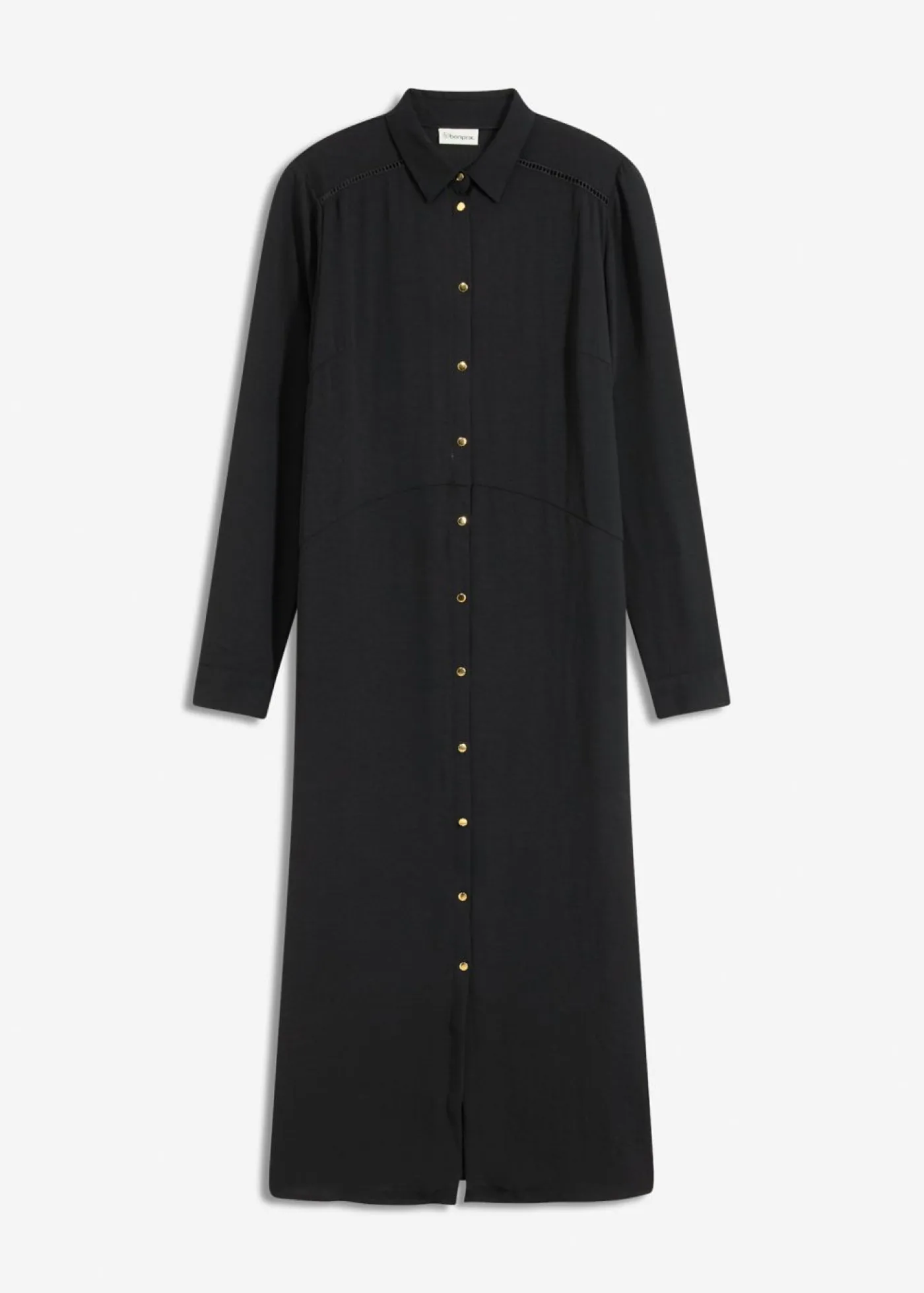 Mujer bonprix bonprix Vestido camisero con encaje en escalera