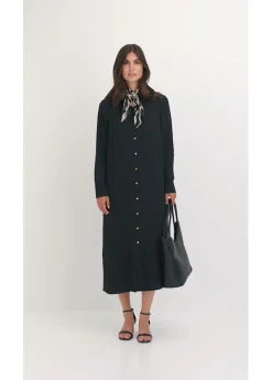 Mujer bonprix bonprix Vestido camisero con encaje en escalera