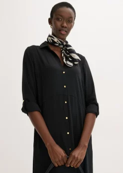 Mujer bonprix bonprix Vestido camisero con encaje en escalera