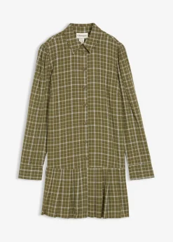 Mujer bonprix bonprix Vestido camisero con estampado de cuadros