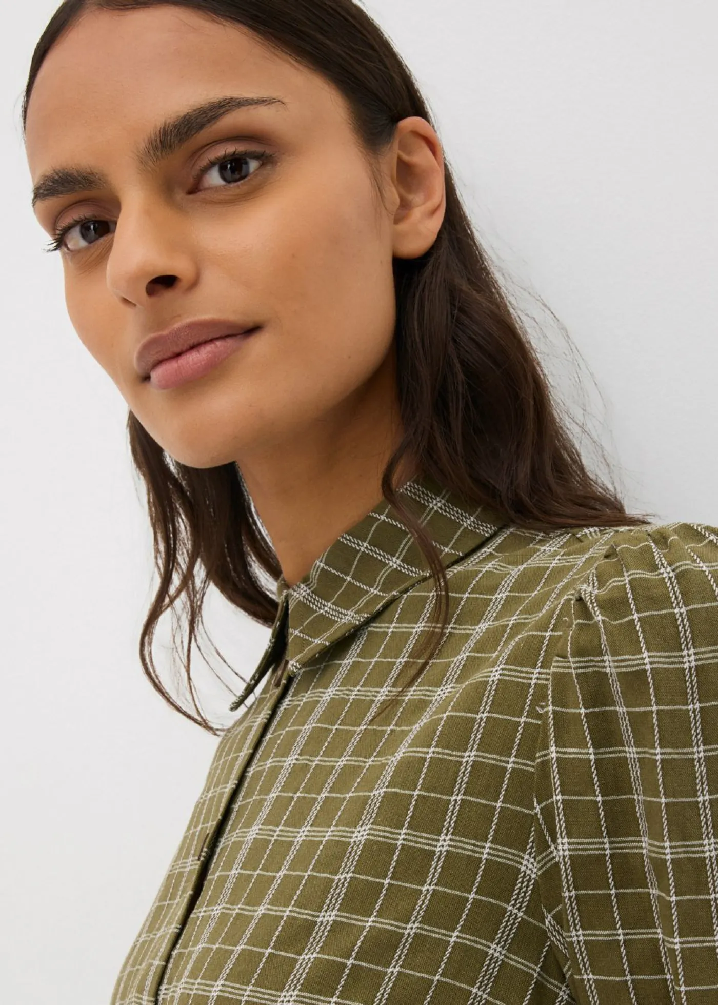 Mujer bonprix bonprix Vestido camisero con estampado de cuadros