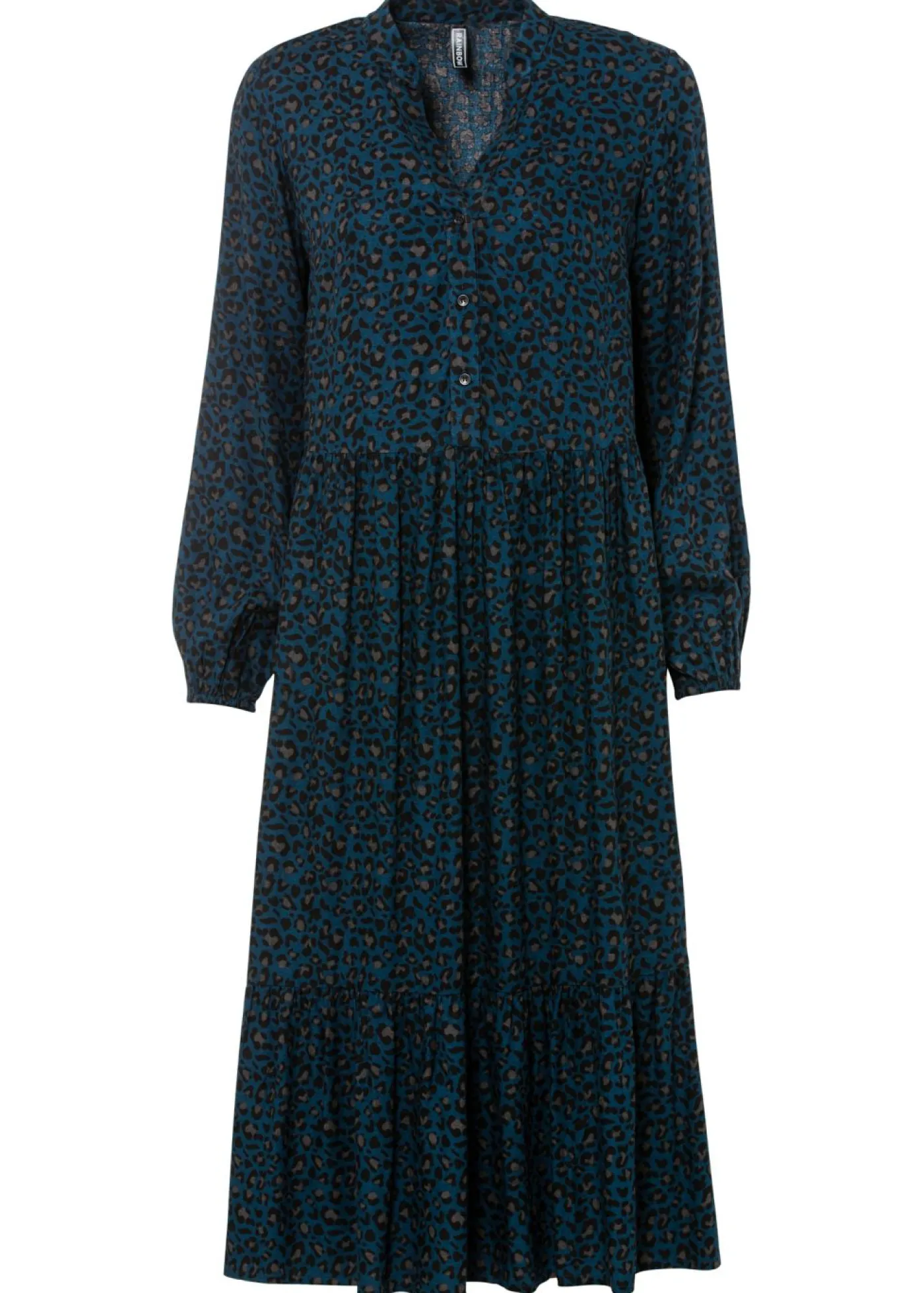 Mujer bonprix bonprix Vestido camisero con estampado de leopardo