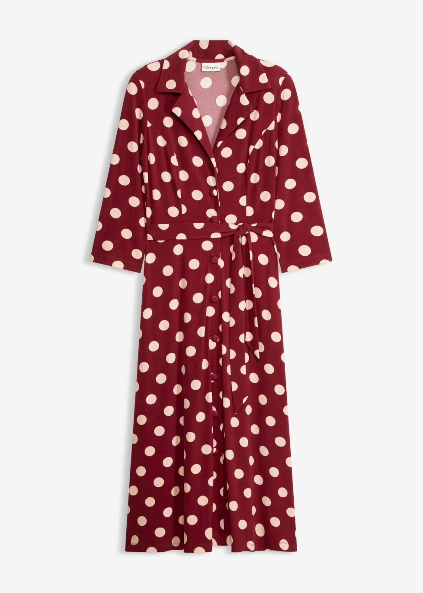 Mujer bonprix bonprix Vestido camisero con lazo (2 piezas)