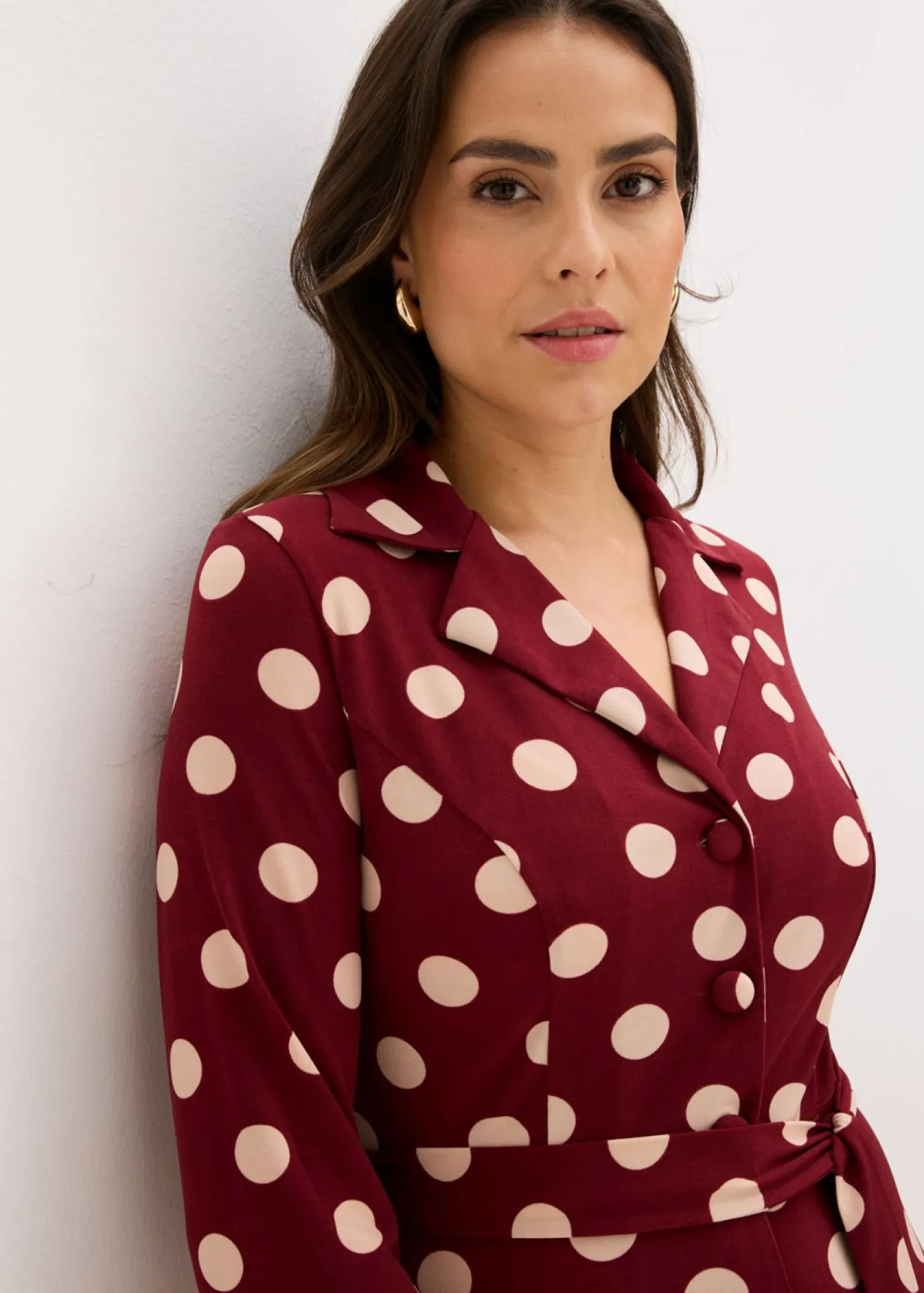 Mujer bonprix bonprix Vestido camisero con lazo (2 piezas)