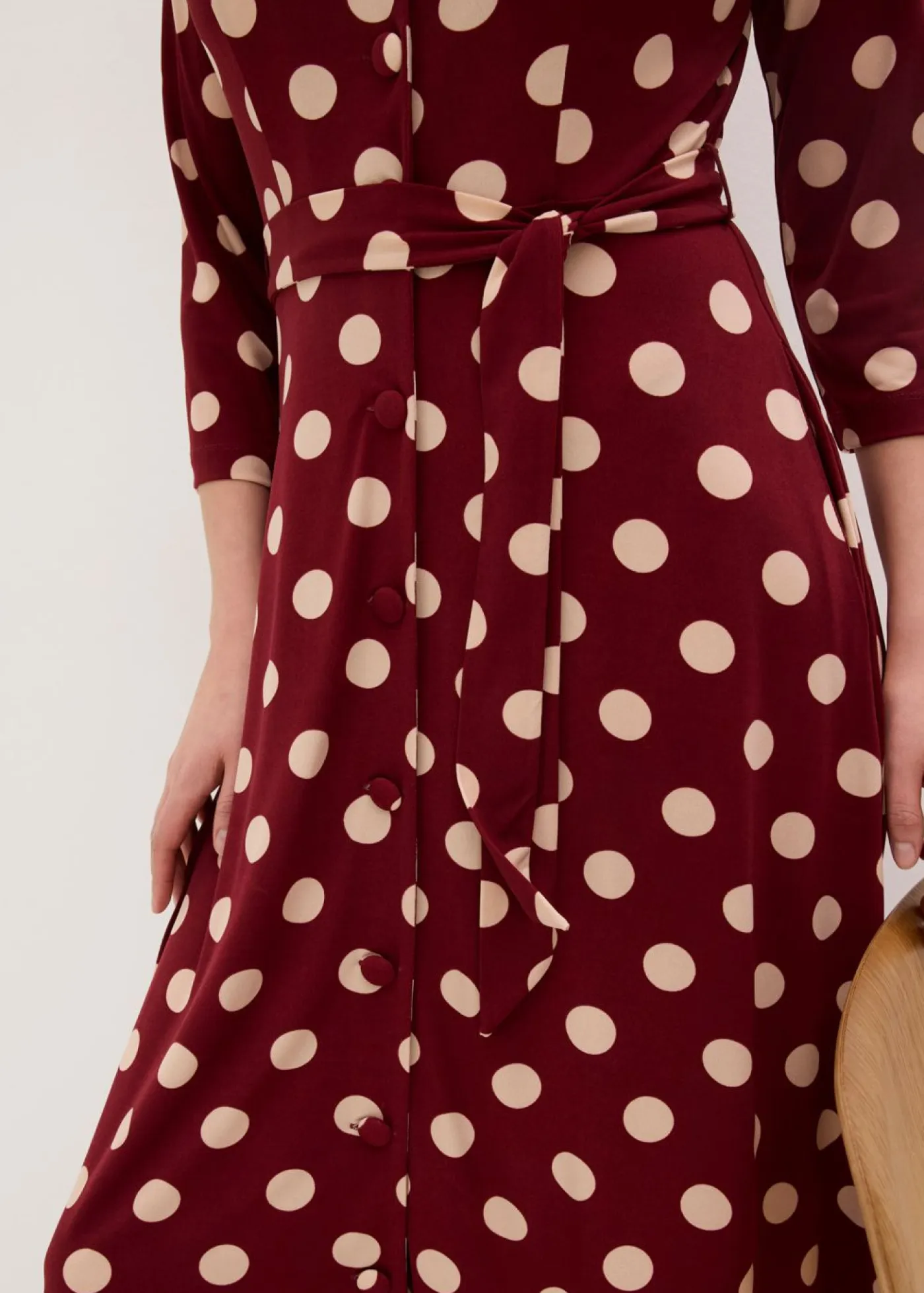 Mujer bonprix bonprix Vestido camisero con lazo (2 piezas)