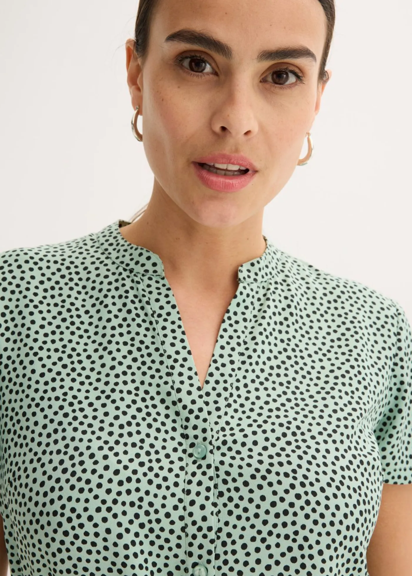 Mujer bonprix bonprix Vestido camisero con lunares