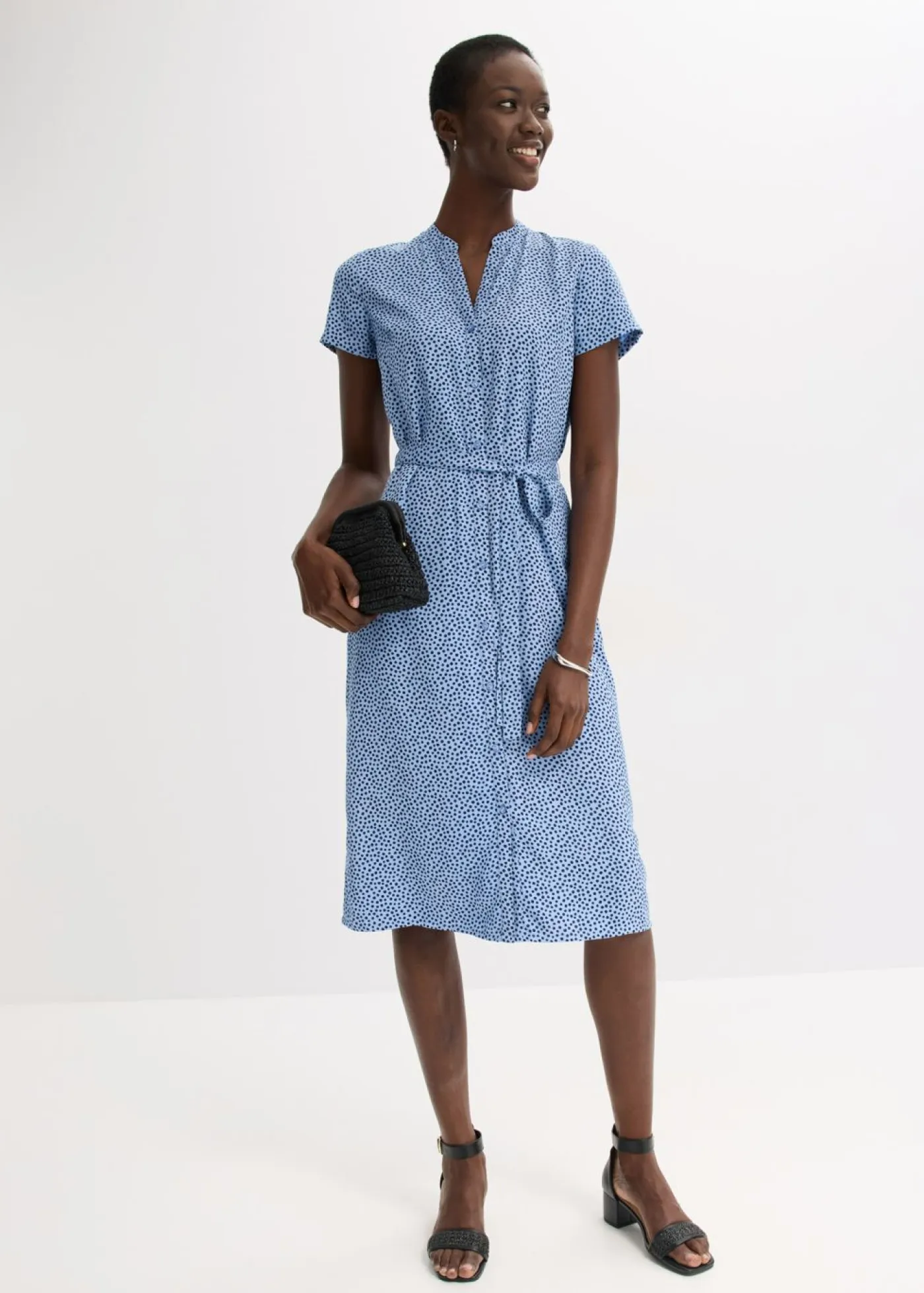 Mujer bonprix bonprix Vestido camisero con lunares