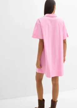 Mujer bonprix bonprix Vestido camisero confeccionado con mezcla de algodón orgánico elástico