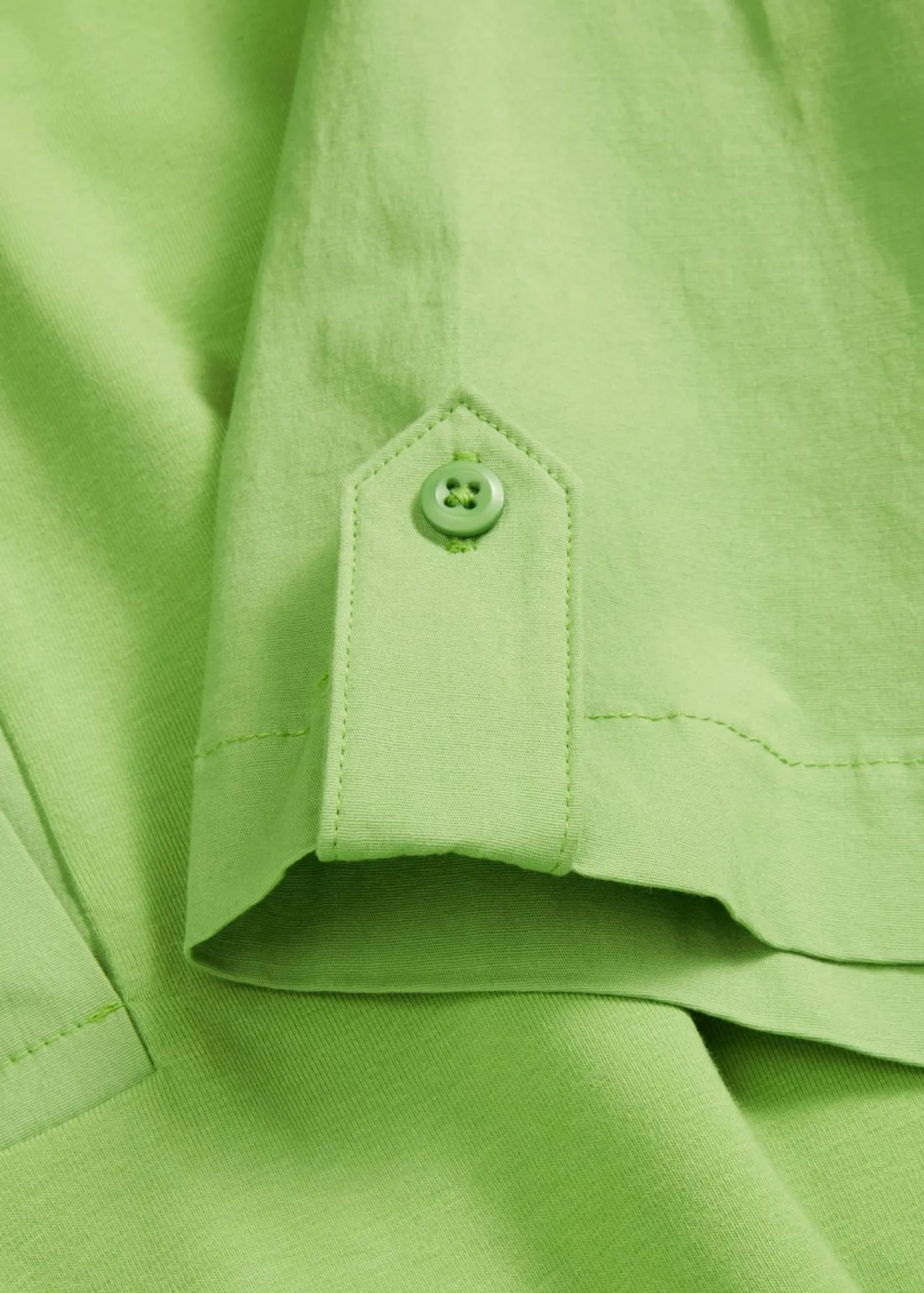 bonprix bonprix Esenciales|Vestidos>Vestido camisero confeccionado con mezcla de algodón orgánico elástico Verde trébol