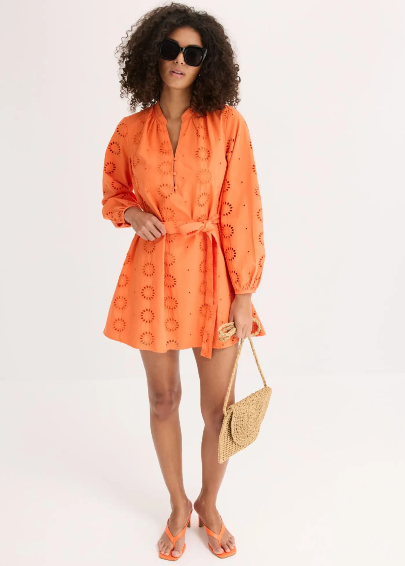 Mujer bonprix bonprix Vestido camisero de algodón orgánico puro