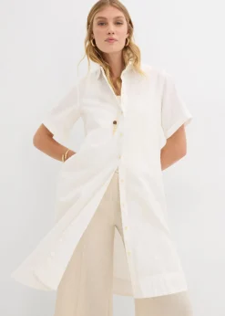 Mujer bonprix bonprix Vestido camisero de algodón puro