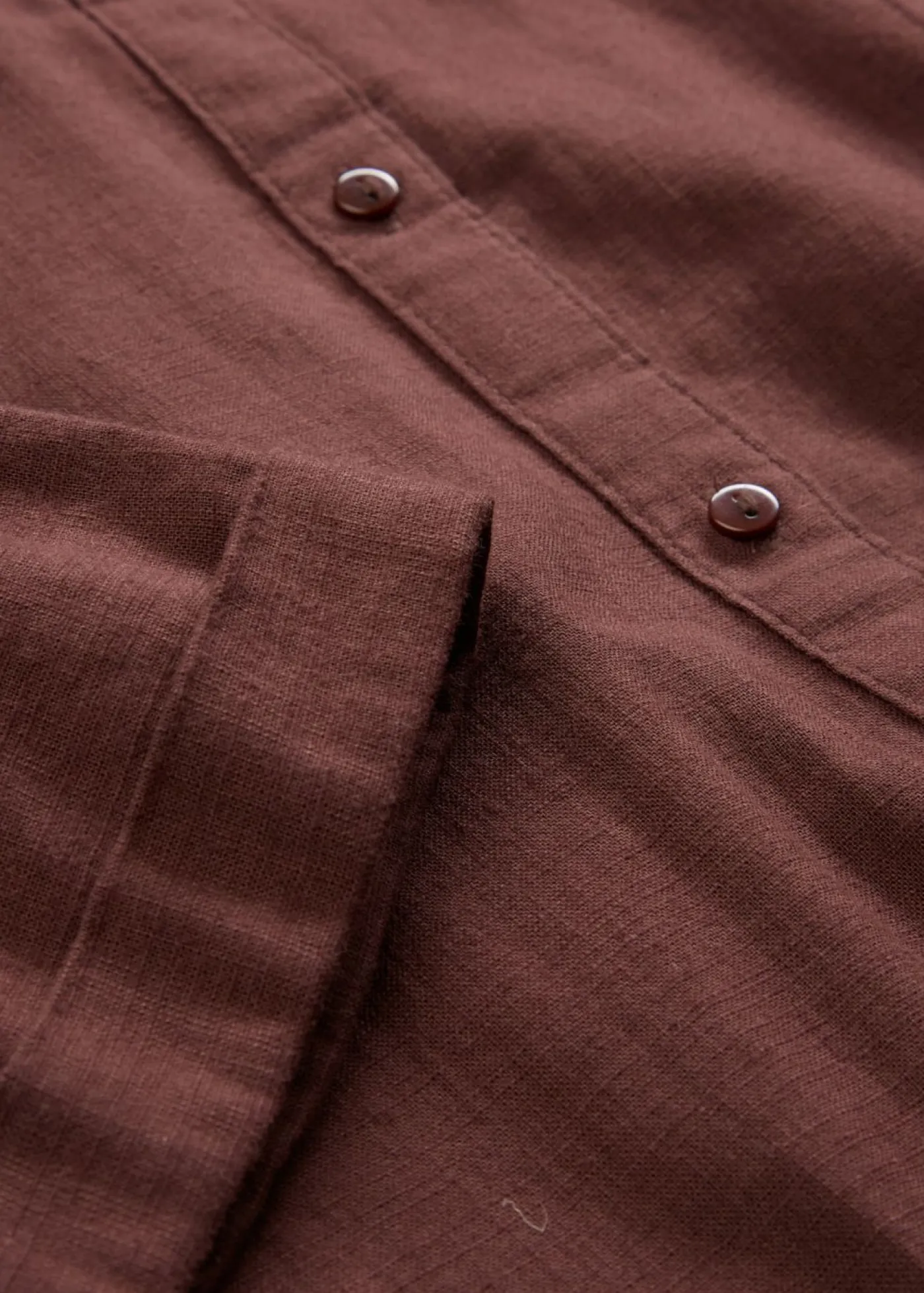 bonprix bonprix Vestidos>Vestido camisero de algodón puro Marrón tierra